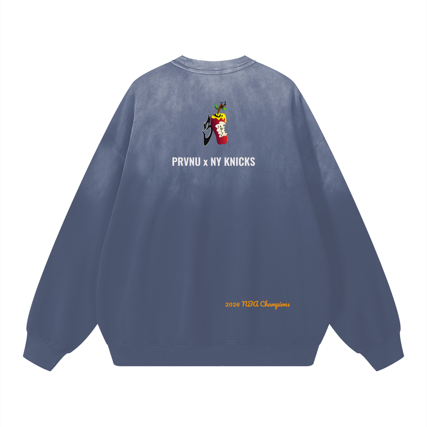 PRVNU x KNICKS FADED SWTSHRT