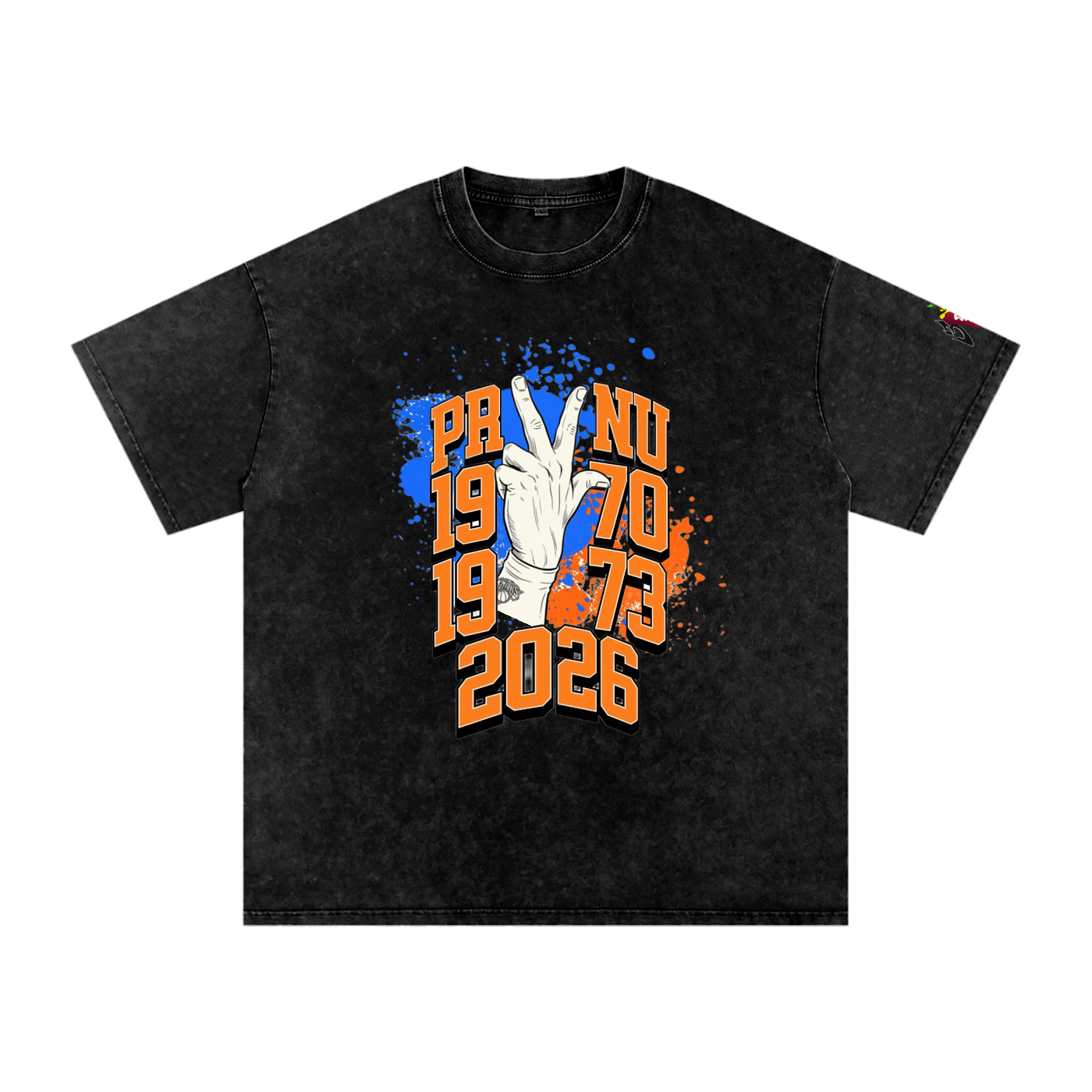 PRVNU x KNICKS WSHD TSHRT