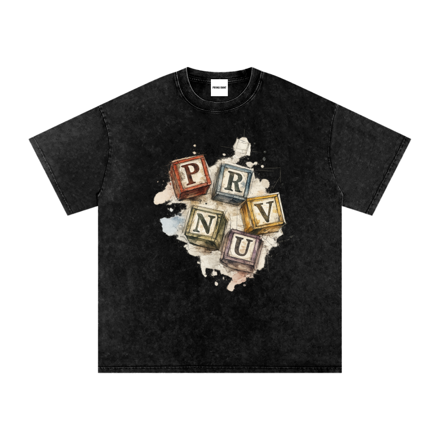 PRVNU "BLDG BLOCKS" TSHRT