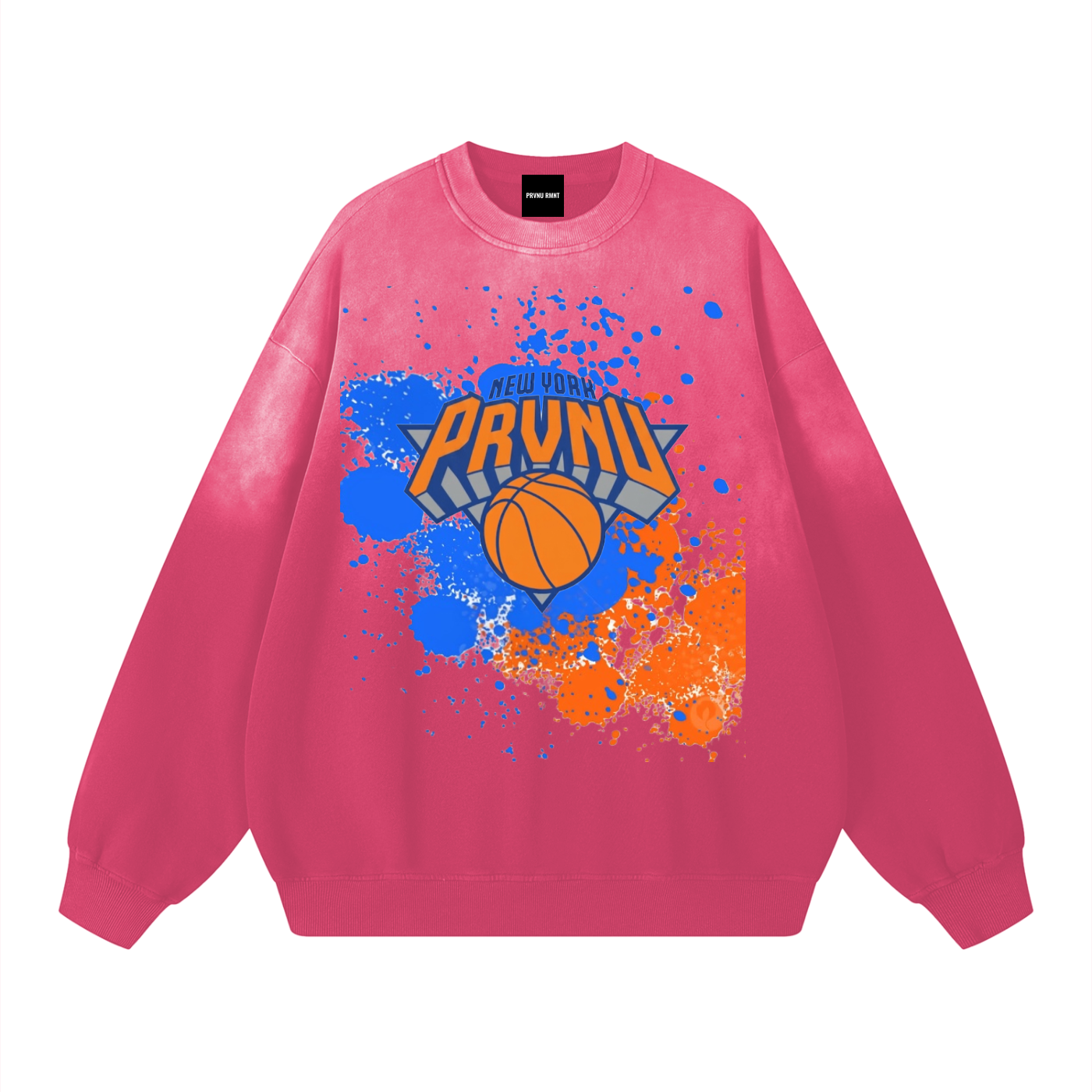 PRVNU x KNICKS FADED SWTSHRT