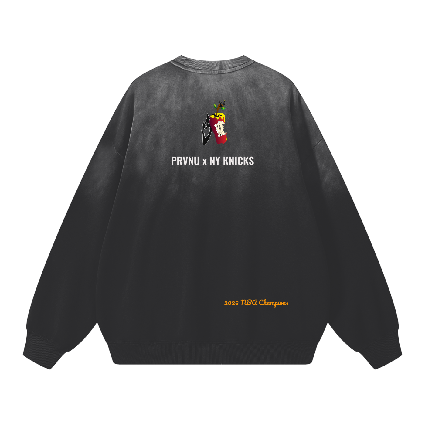 PRVNU x KNICKS FADED SWTSHRT