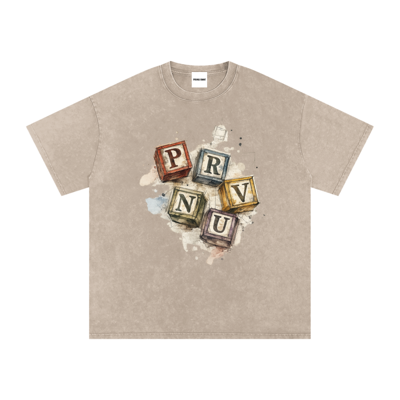 PRVNU "BLDG BLOCKS" TSHRT