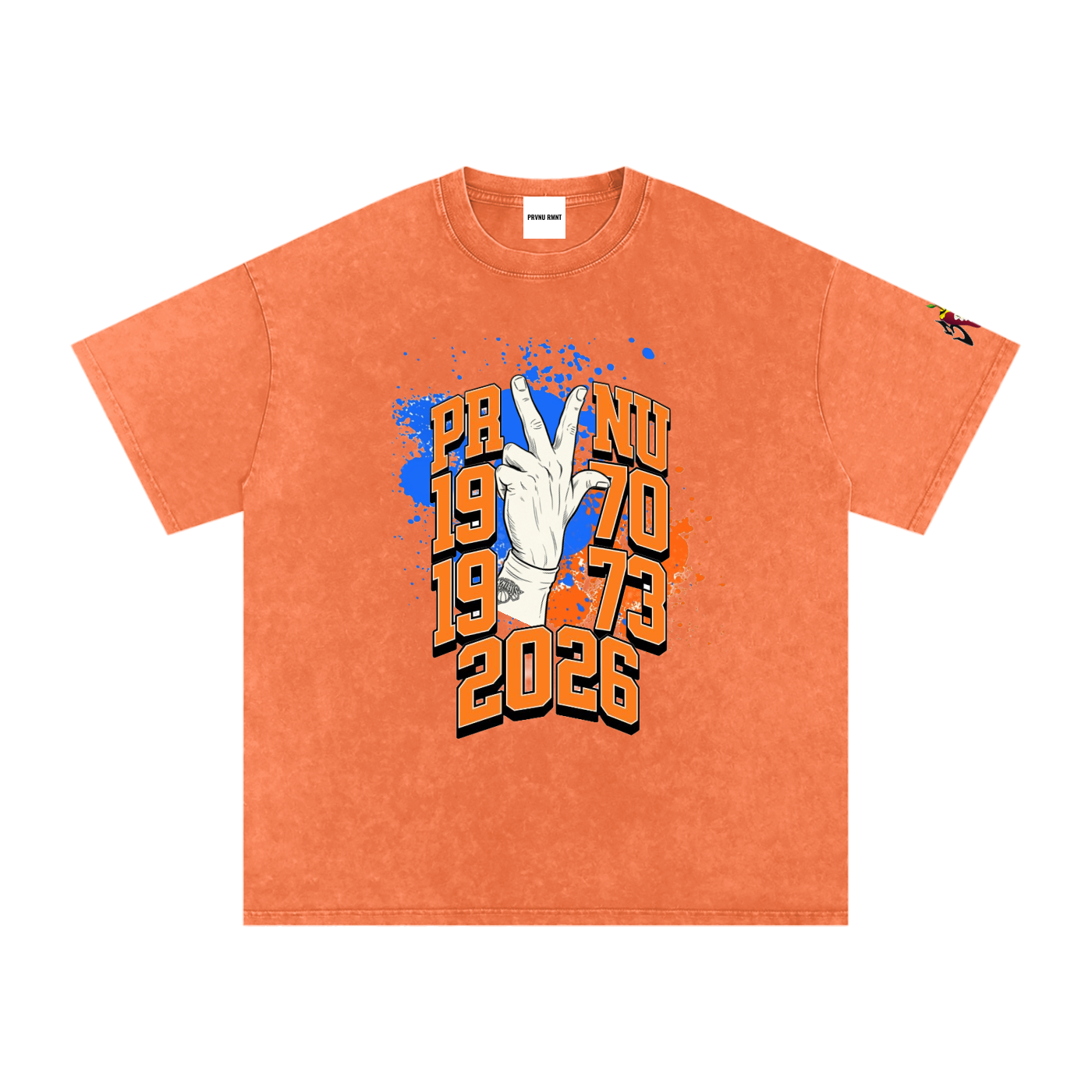 PRVNU x KNICKS WSHD TSHRT