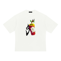3APPLE OVERSIZED LOGO TSHRT