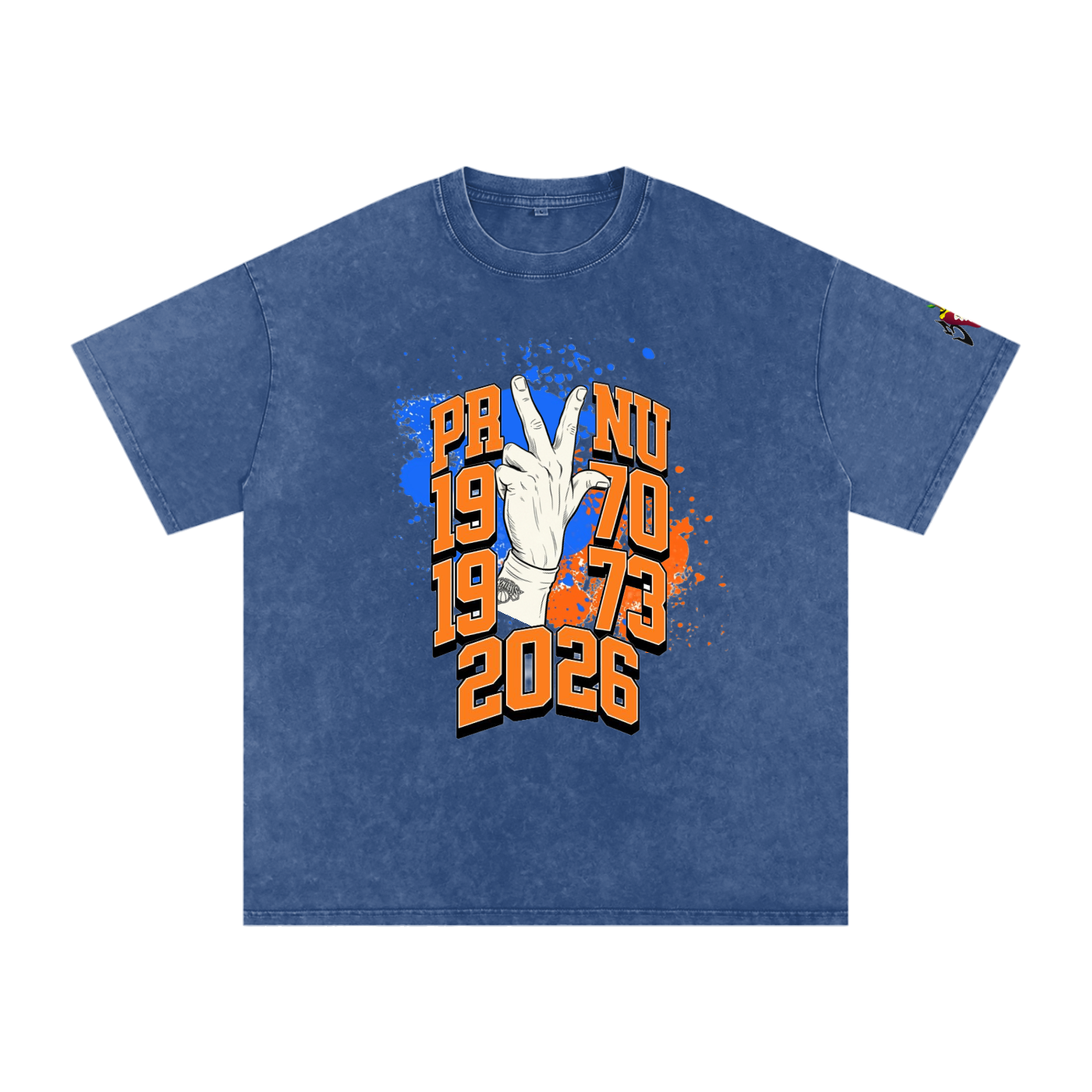 PRVNU x KNICKS WSHD TSHRT