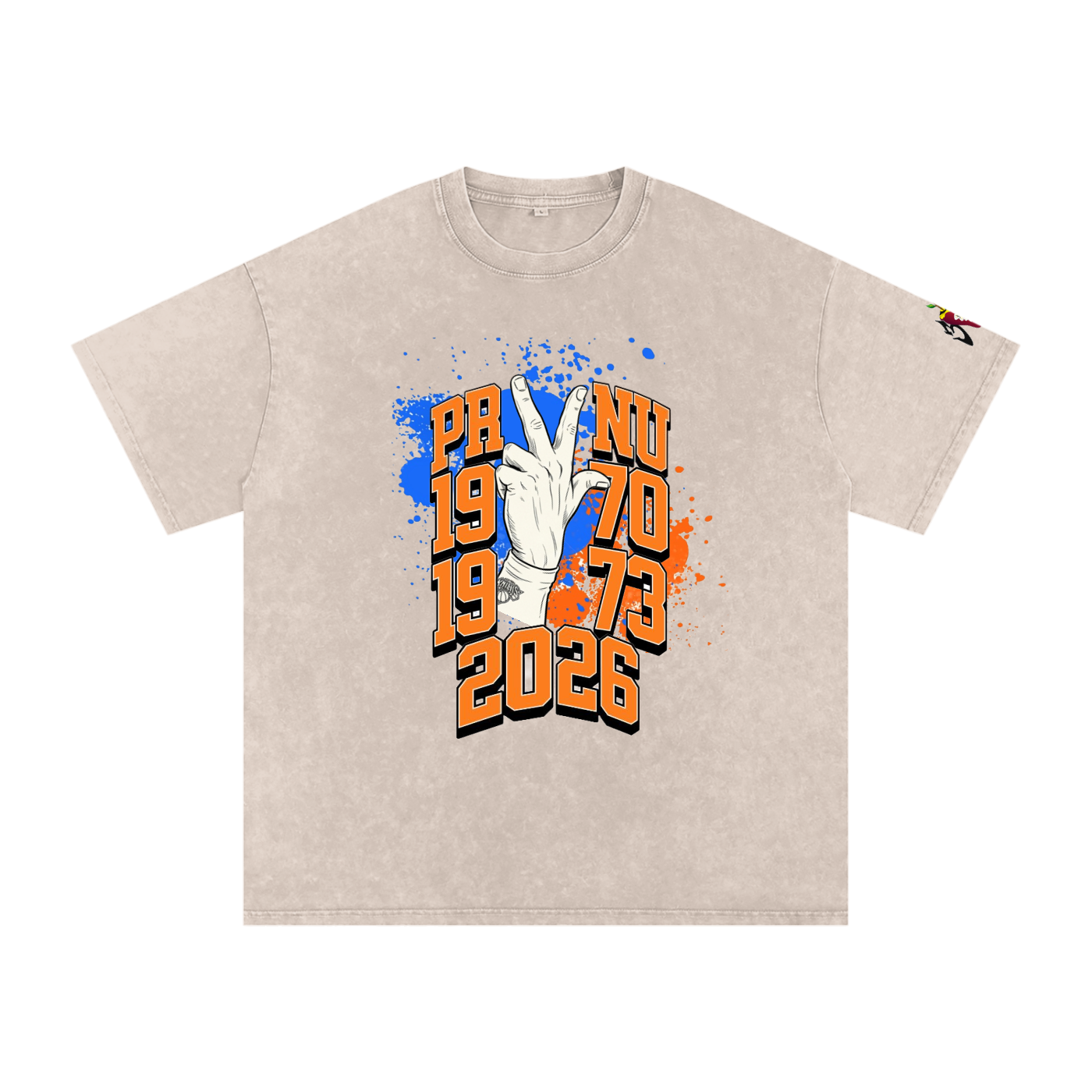 PRVNU x KNICKS WSHD TSHRT